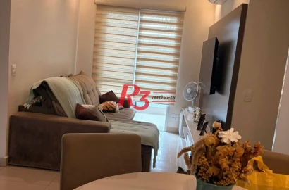 Apartamento com 2 dormitórios à venda, 62 m² por R$ 650.000,00 - Marapé - Santos/SP