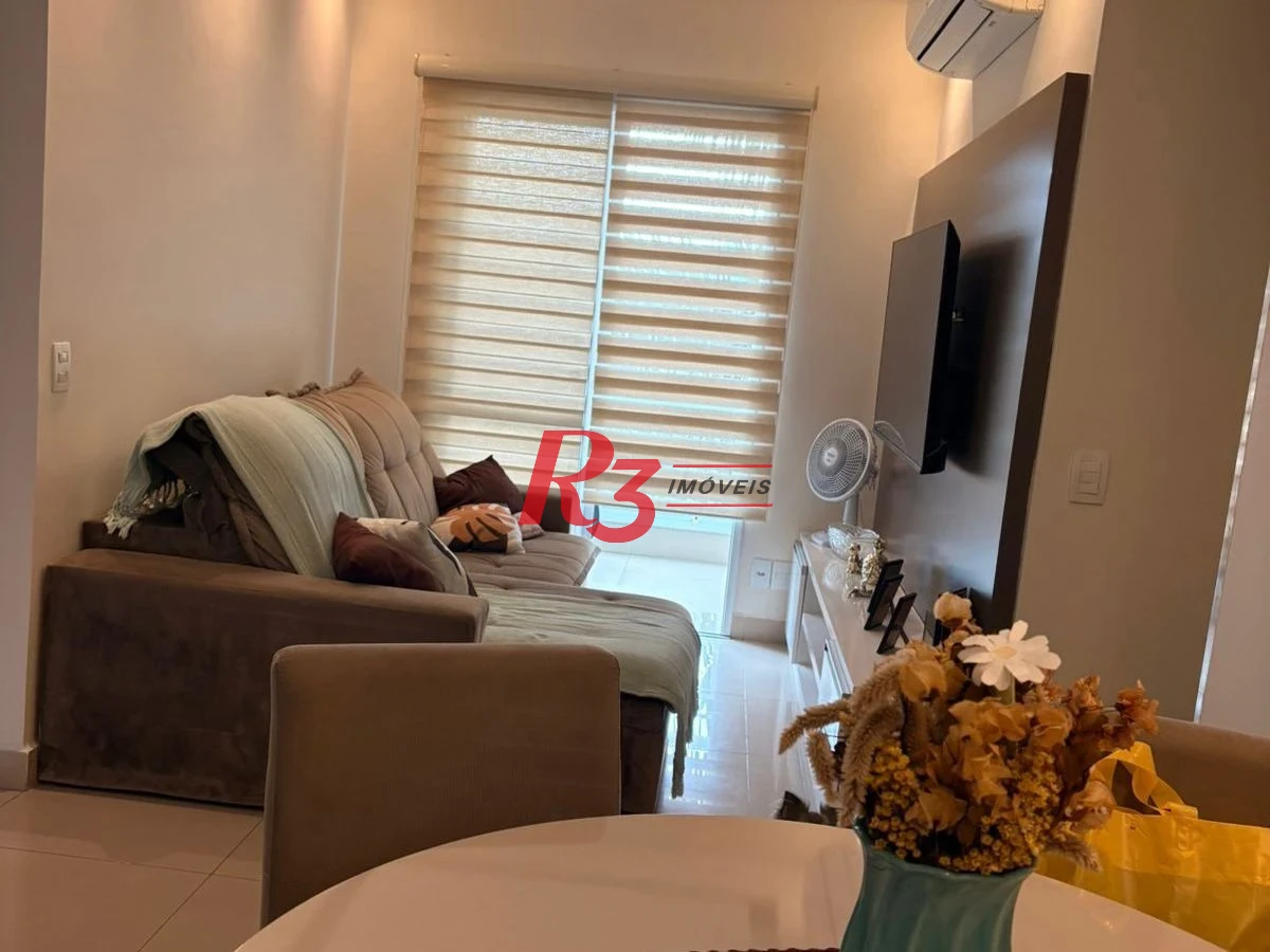 Apartamento com 2 dormitórios à venda, 62 m² por R$ 650.000,00 - Marapé - Santos/SP