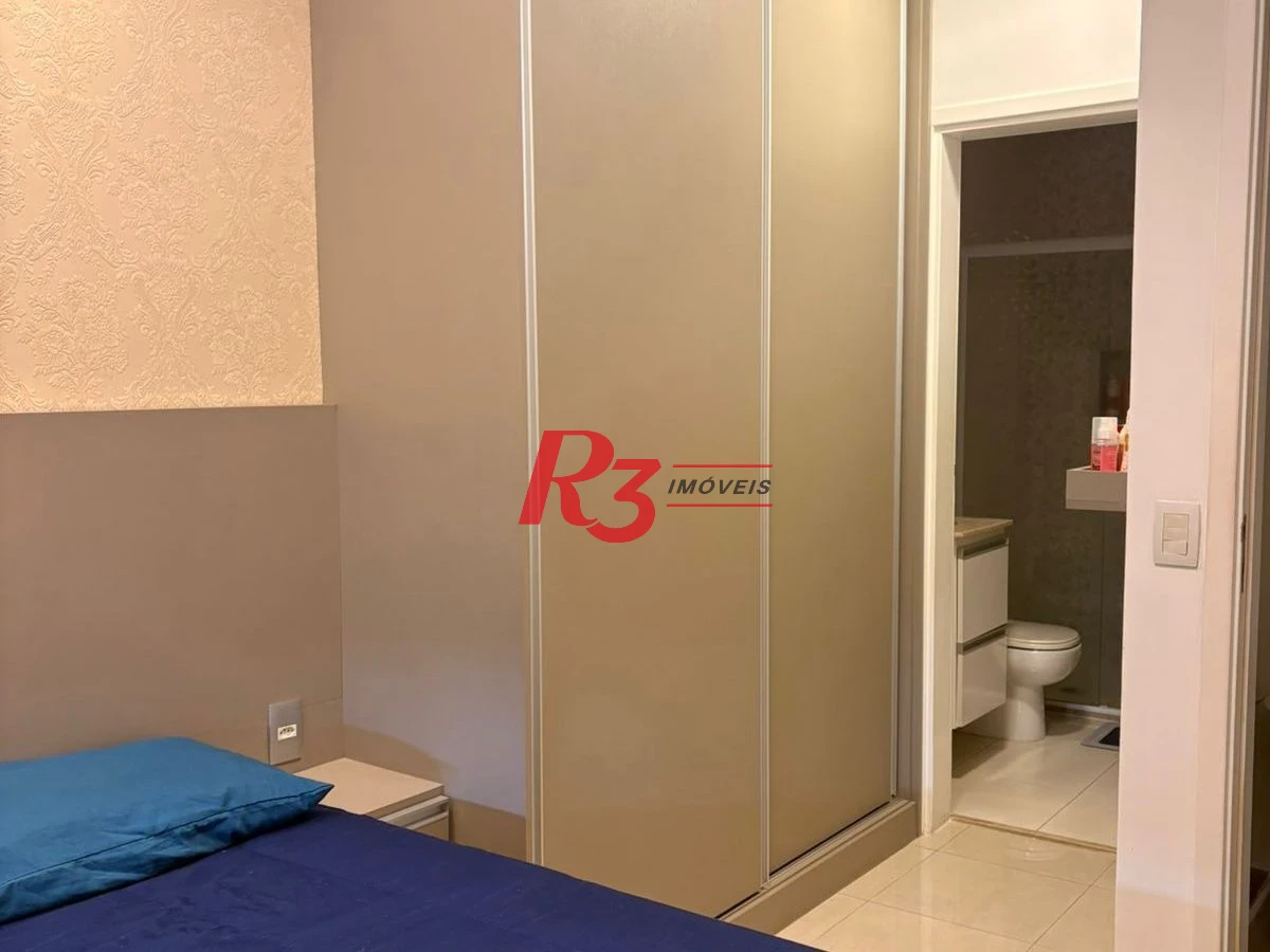Apartamento com 2 dormitórios à venda, 62 m² por R$ 650.000,00 - Marapé - Santos/SP