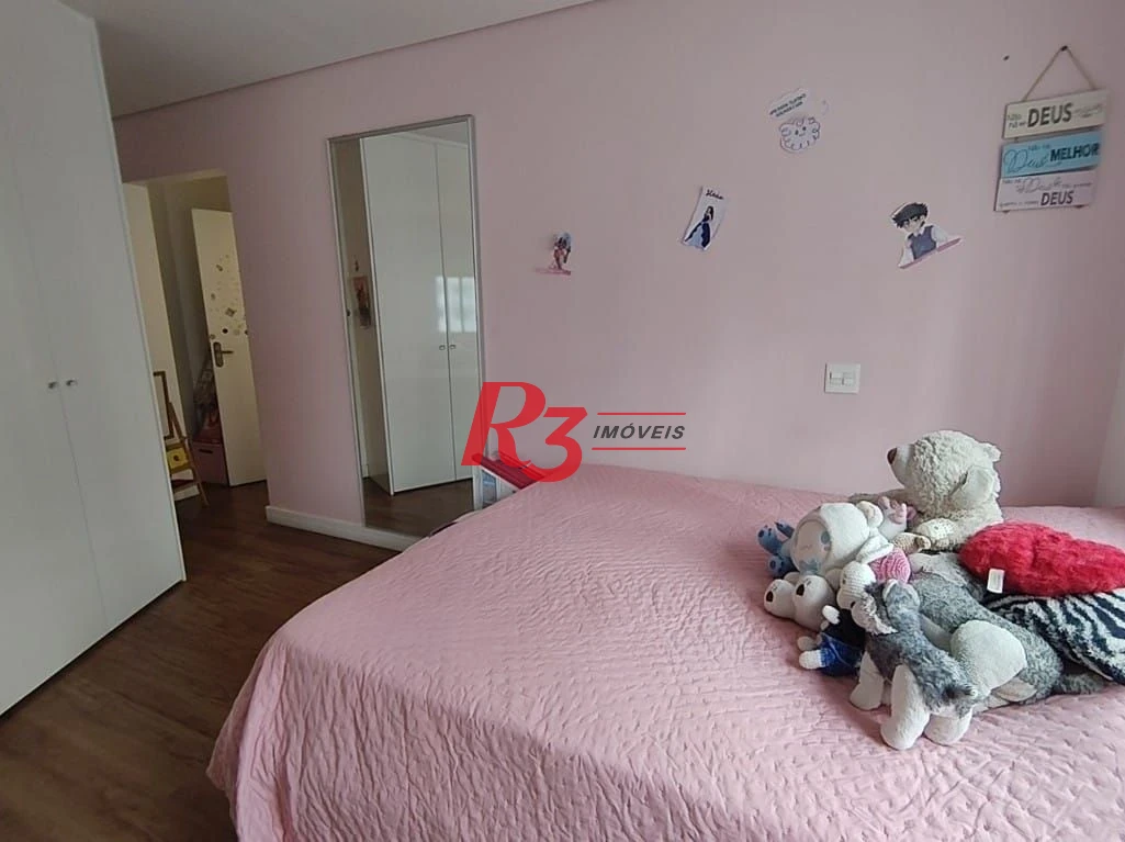 Apartamento com 3 dormitórios para alugar, 179 m² por R$ 8.500,00/mês - José Menino - Santos/SP