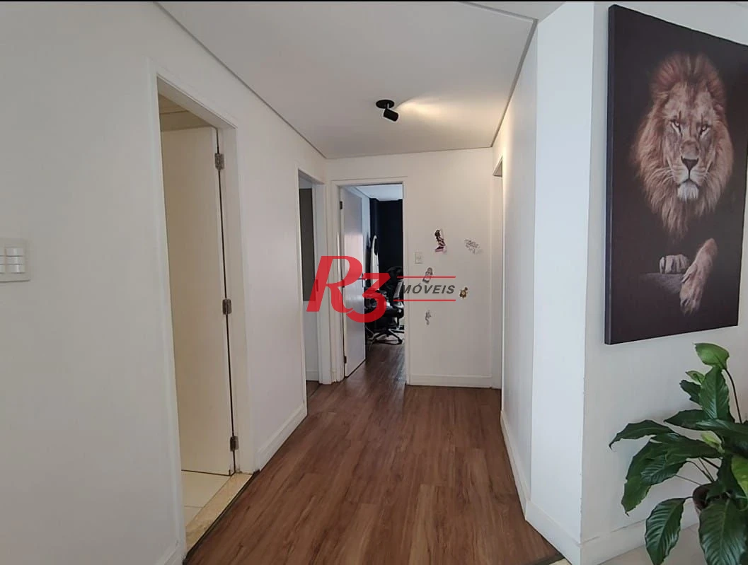Apartamento com 3 dormitórios para alugar, 179 m² por R$ 8.500,00/mês - José Menino - Santos/SP