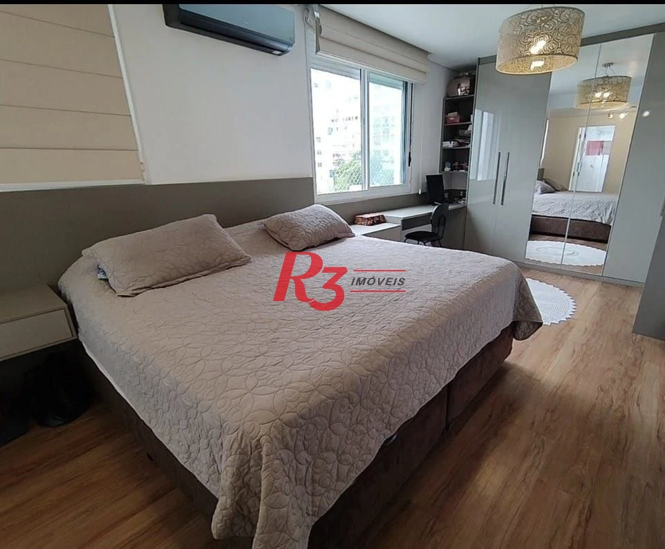 Apartamento com 3 dormitórios para alugar, 179 m² por R$ 8.500,00/mês - José Menino - Santos/SP