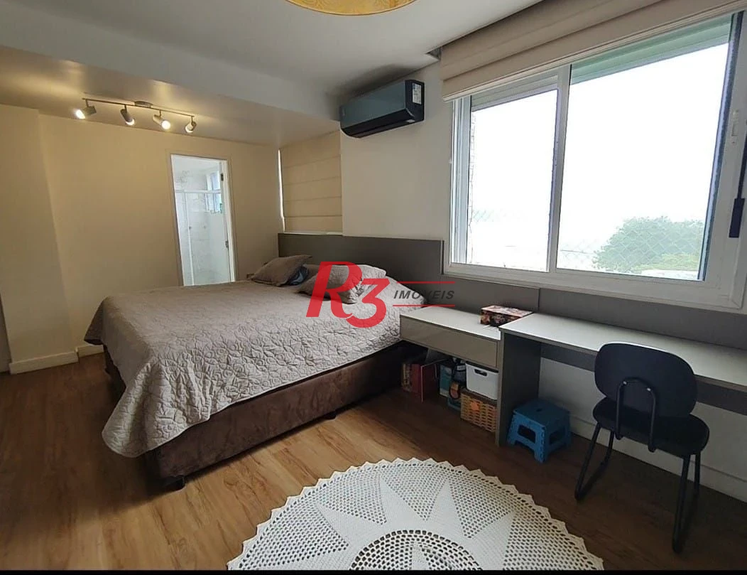 Apartamento com 3 dormitórios para alugar, 179 m² por R$ 8.500,00/mês - José Menino - Santos/SP