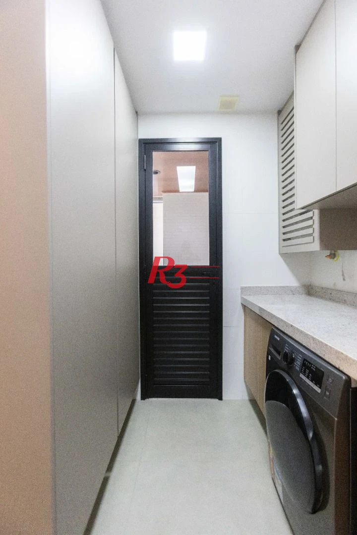 Apartamento com 1 suíte para alugar, 54 m² por R$ 6.100/mês - Boqueirão - Santos/SP
