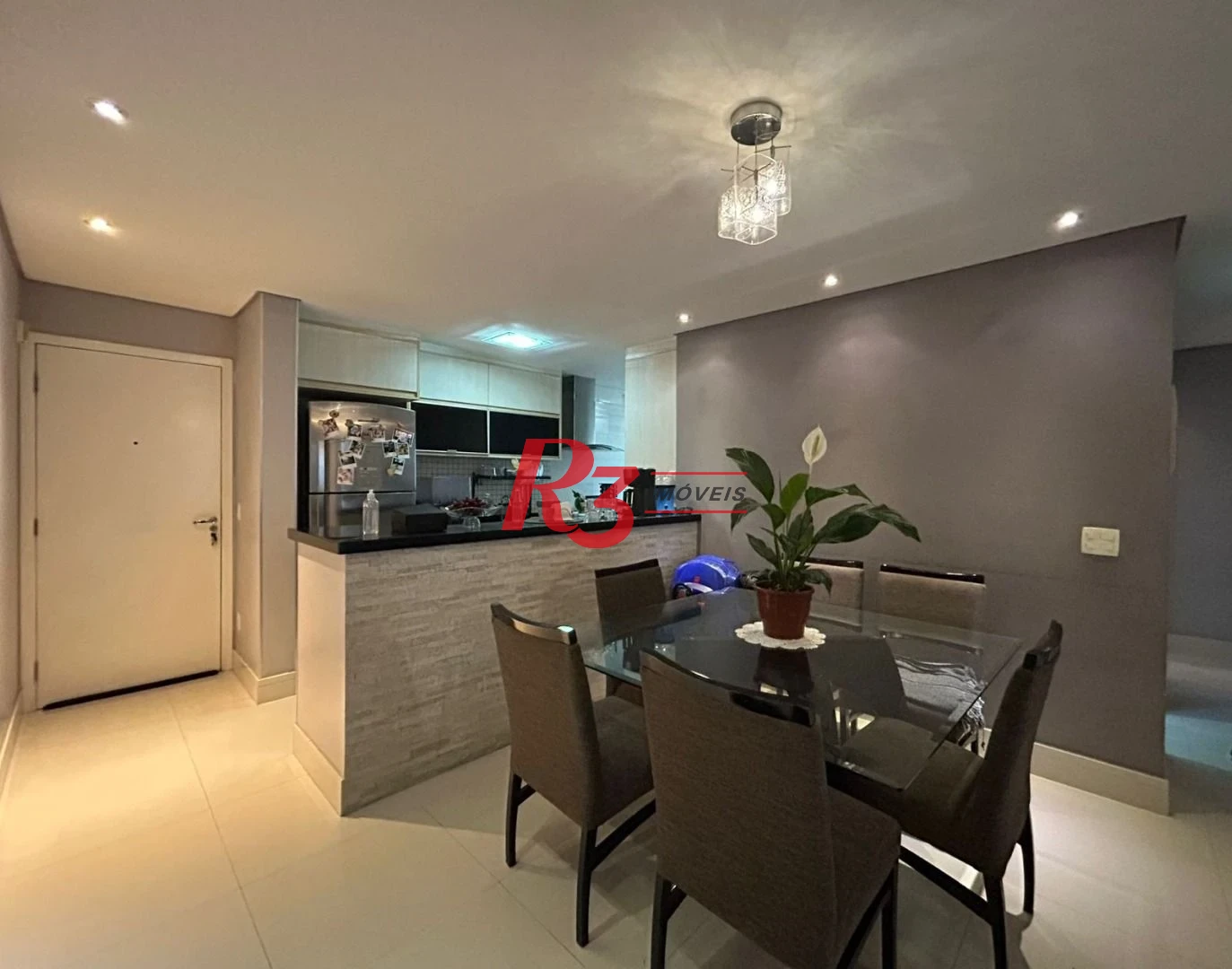 Apartamento com 3 dormitórios à venda, 77 m² por R$ 750.000,00 - Ponta da Praia - Santos/SP