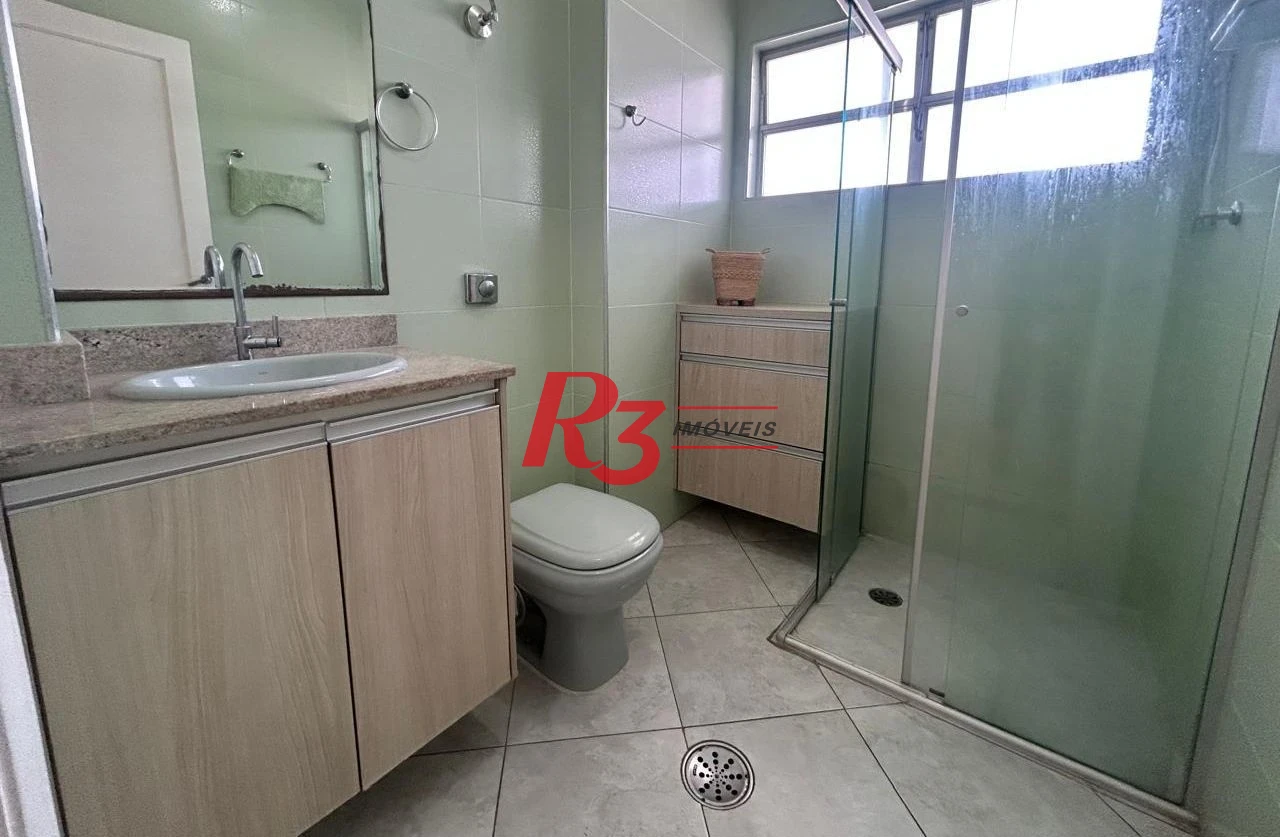 Apartamento com 1 dormitório, 65 m² - venda por R$ 485.000,00 ou aluguel por R$ 3.676,19/mês - Gonzaga - Santos/SP