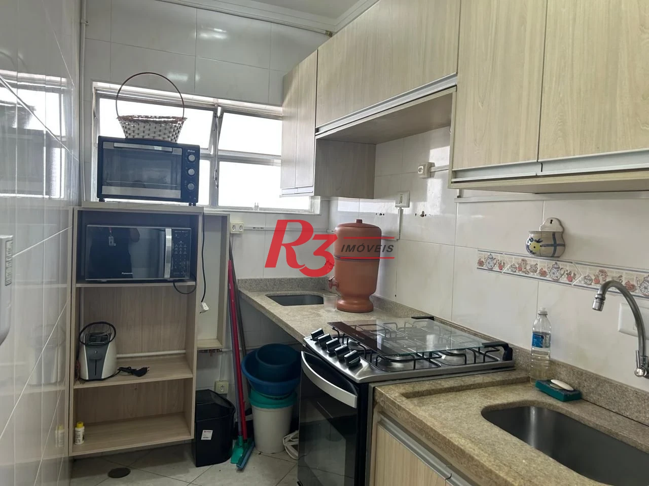 Apartamento com 1 dormitório, 65 m² - venda por R$ 485.000,00 ou aluguel por R$ 3.676,19/mês - Gonzaga - Santos/SP