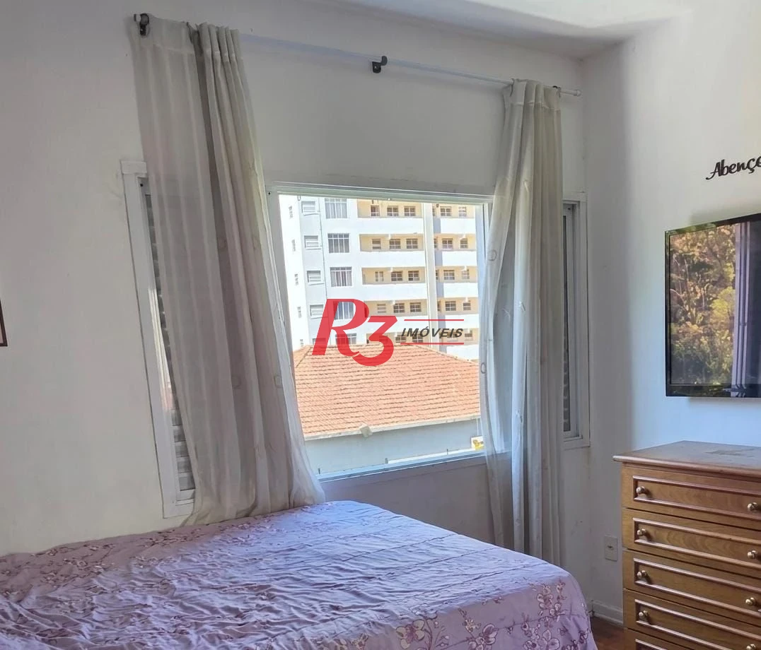 Apartamento com 2 dormitórios à venda, 91 m² por R$ 470.000,00 - José Menino - Santos/SP