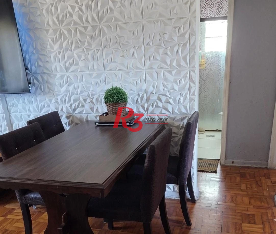 Apartamento com 2 dormitórios à venda, 91 m² por R$ 470.000,00 - José Menino - Santos/SP
