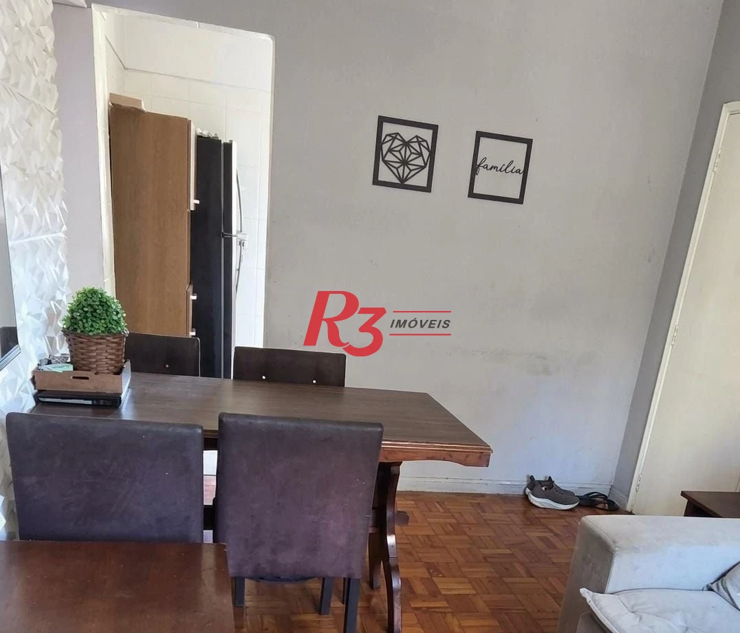 Apartamento com 2 dormitórios à venda, 91 m² por R$ 470.000,00 - José Menino - Santos/SP
