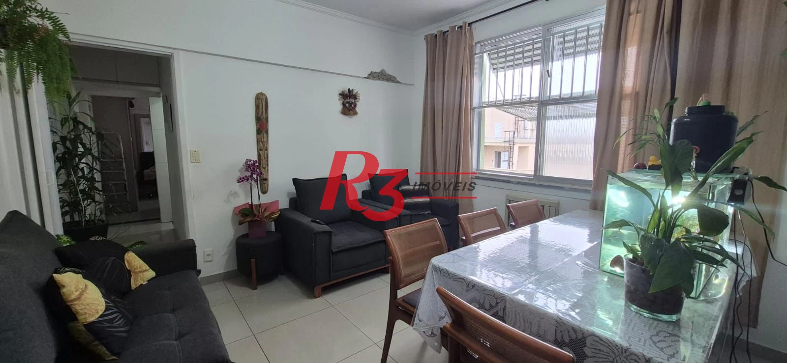 Apartamento com 2 dormitórios à venda, 56 m² por R$ 650.000,00 - Aparecida - Santos/SP