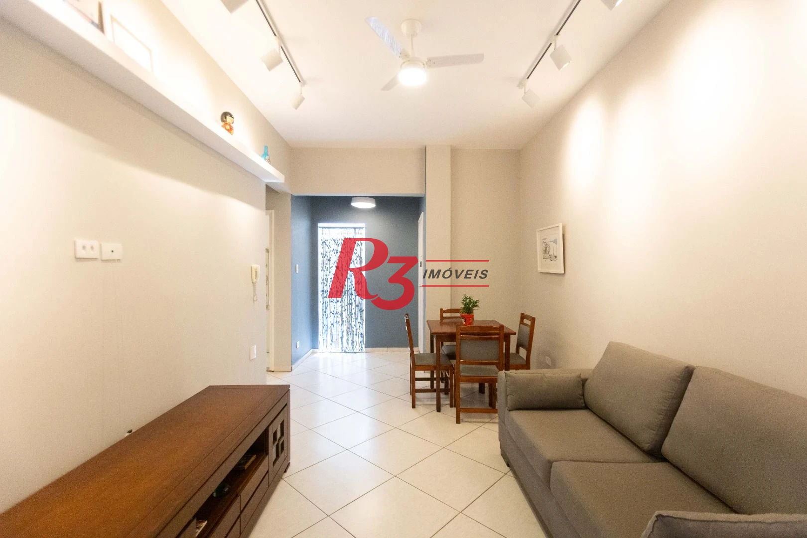 Apartamento com 1 dormitório para alugar, 68 m² por R$ 5.000,02/mês - José Menino - Santos/SP