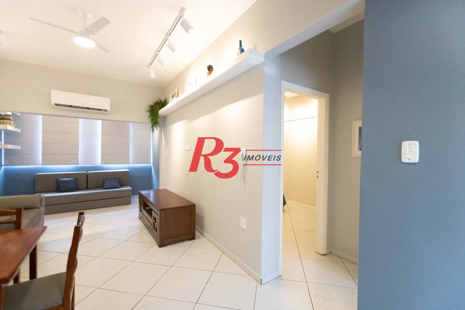 Apartamento com 1 dormitório para alugar, 68 m² por R$ 5.000,02/mês - José Menino - Santos/SP