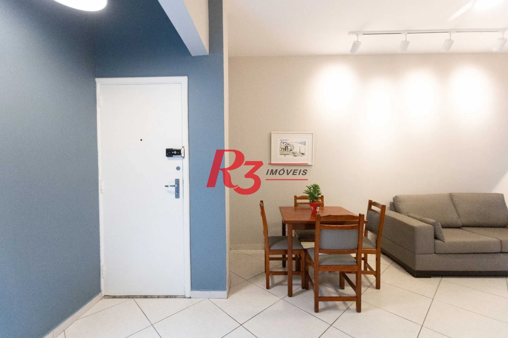 Apartamento com 1 dormitório para alugar, 68 m² por R$ 5.000,02/mês - José Menino - Santos/SP