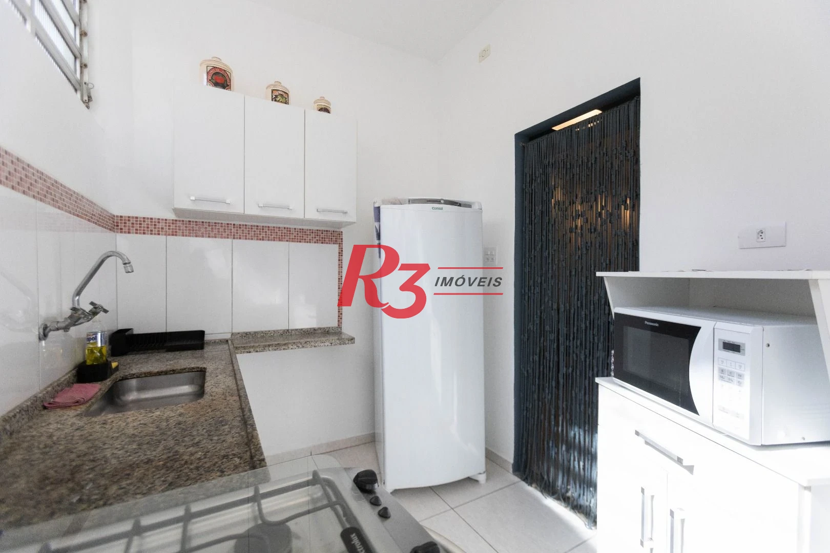 Apartamento com 1 dormitório para alugar, 68 m² por R$ 5.000,02/mês - José Menino - Santos/SP