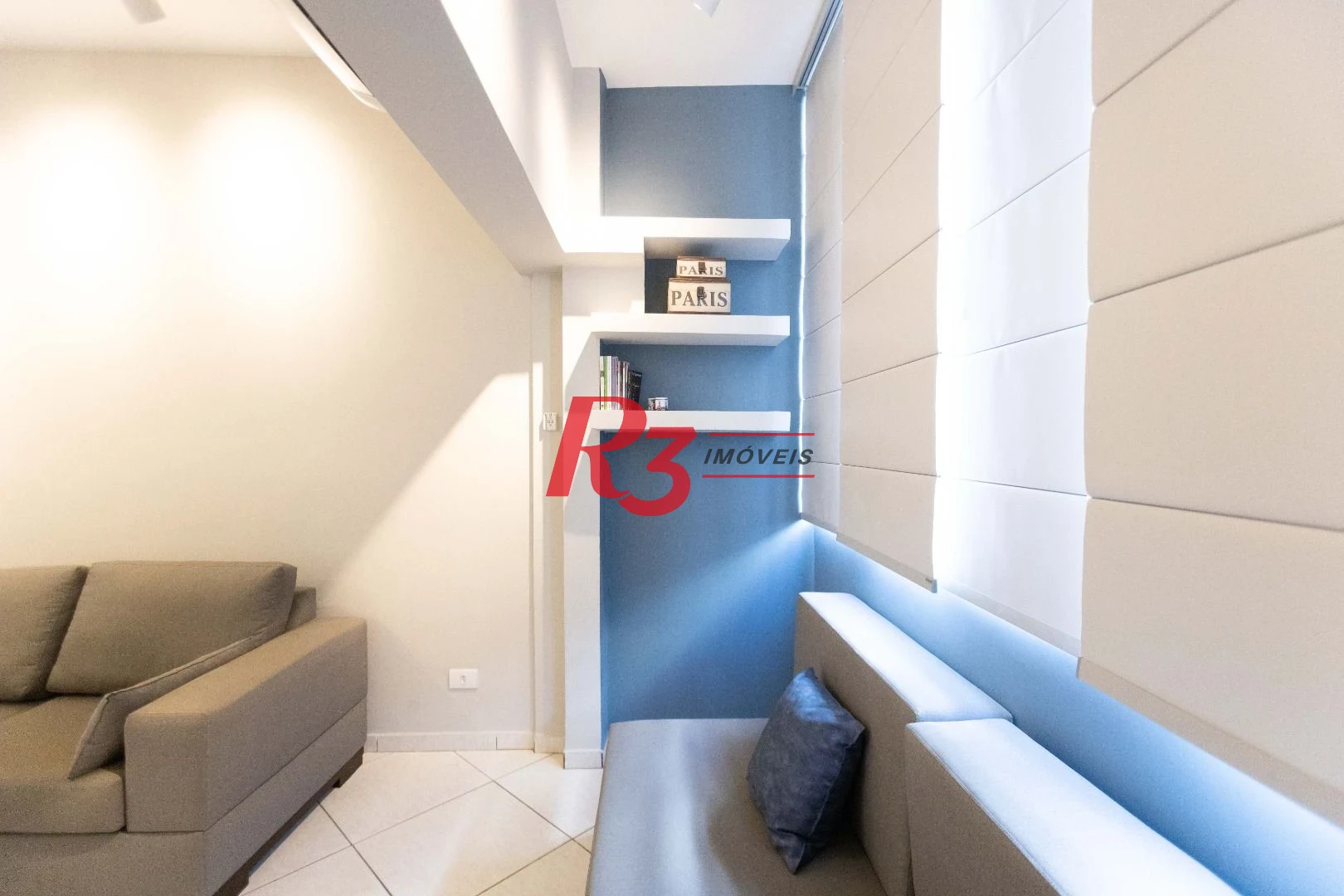 Apartamento com 1 dormitório para alugar, 68 m² por R$ 5.000,02/mês - José Menino - Santos/SP