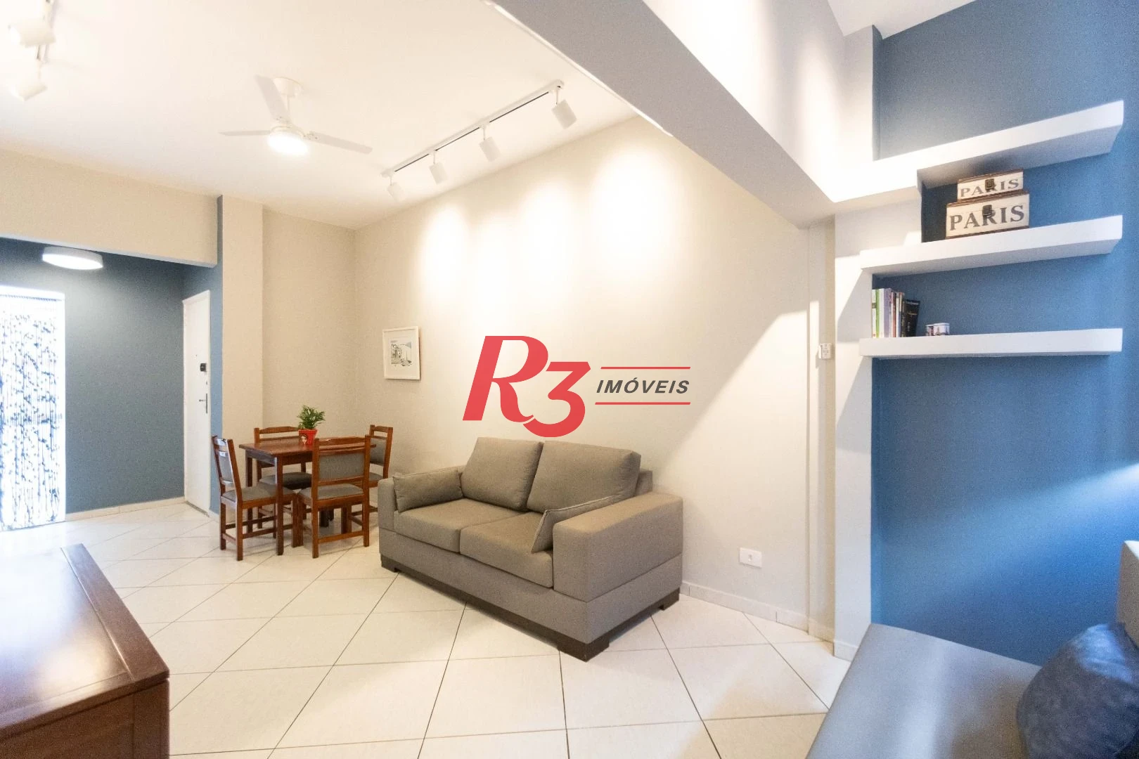 Apartamento com 1 dormitório para alugar, 68 m² por R$ 5.000,02/mês - José Menino - Santos/SP