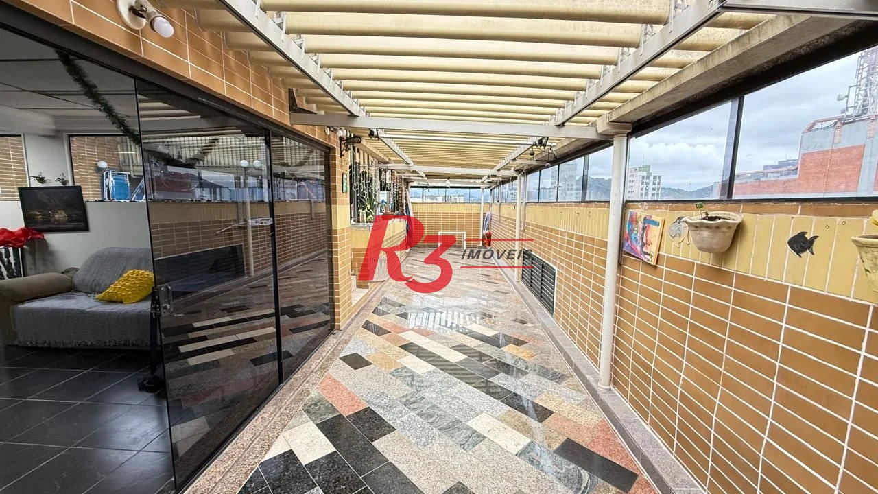 Cobertura com 4 dormitórios à venda, 350 m² por R$ 1.600.000,00 - Centro - São Vicente/SP