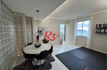 Apartamento com 2 dormitórios à venda, 110 m² por R$ 791.000,00 - José Menino - Santos/SP