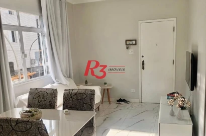 Apartamento com 3 dormitórios para alugar, 91 m² por R$ 4.900,00/mês - Ponta da Praia - Santos/SP