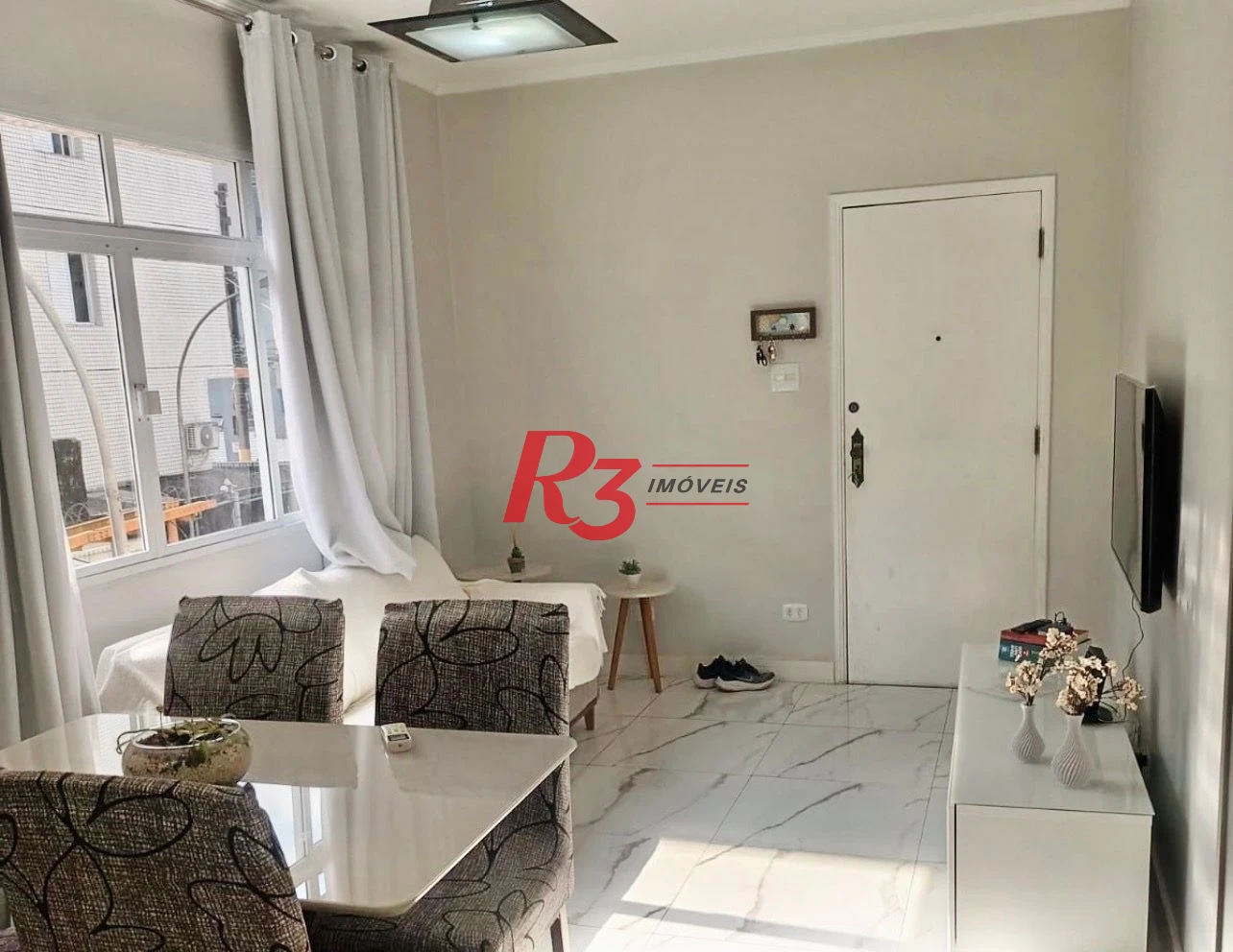 Apartamento com 3 dormitórios para alugar, 91 m² por R$ 4.900,00/mês - Ponta da Praia - Santos/SP