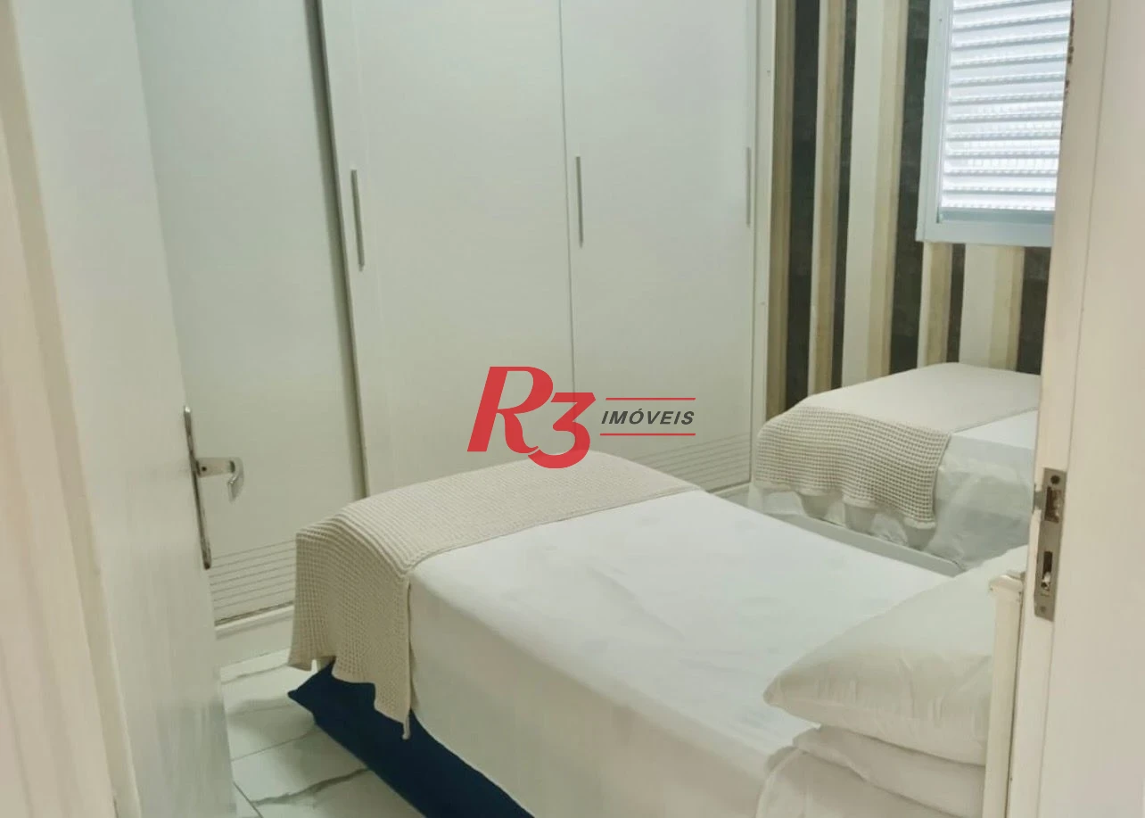 Apartamento com 3 dormitórios para alugar, 91 m² por R$ 4.900,00/mês - Ponta da Praia - Santos/SP