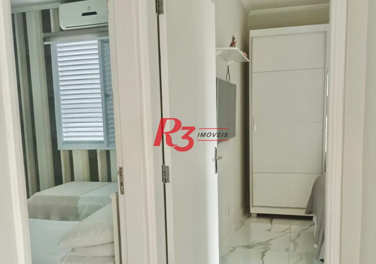 Apartamento com 3 dormitórios para alugar, 91 m² por R$ 4.900,00/mês - Ponta da Praia - Santos/SP