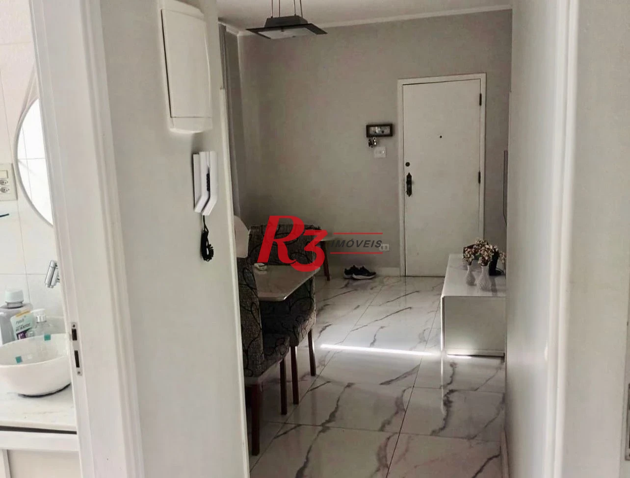 Apartamento com 3 dormitórios para alugar, 91 m² por R$ 4.900,00/mês - Ponta da Praia - Santos/SP