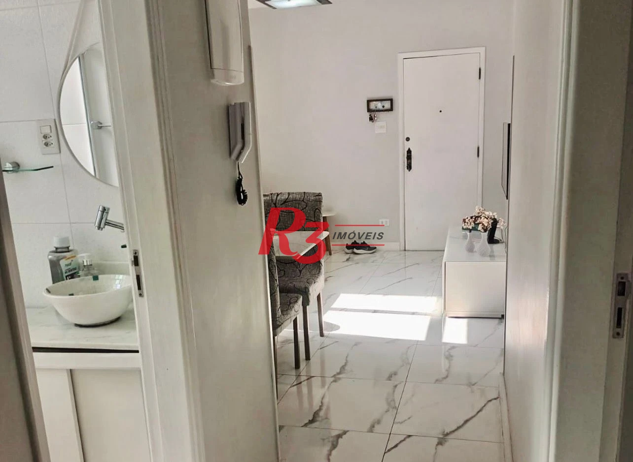 Apartamento com 3 dormitórios para alugar, 91 m² por R$ 4.900,00/mês - Ponta da Praia - Santos/SP