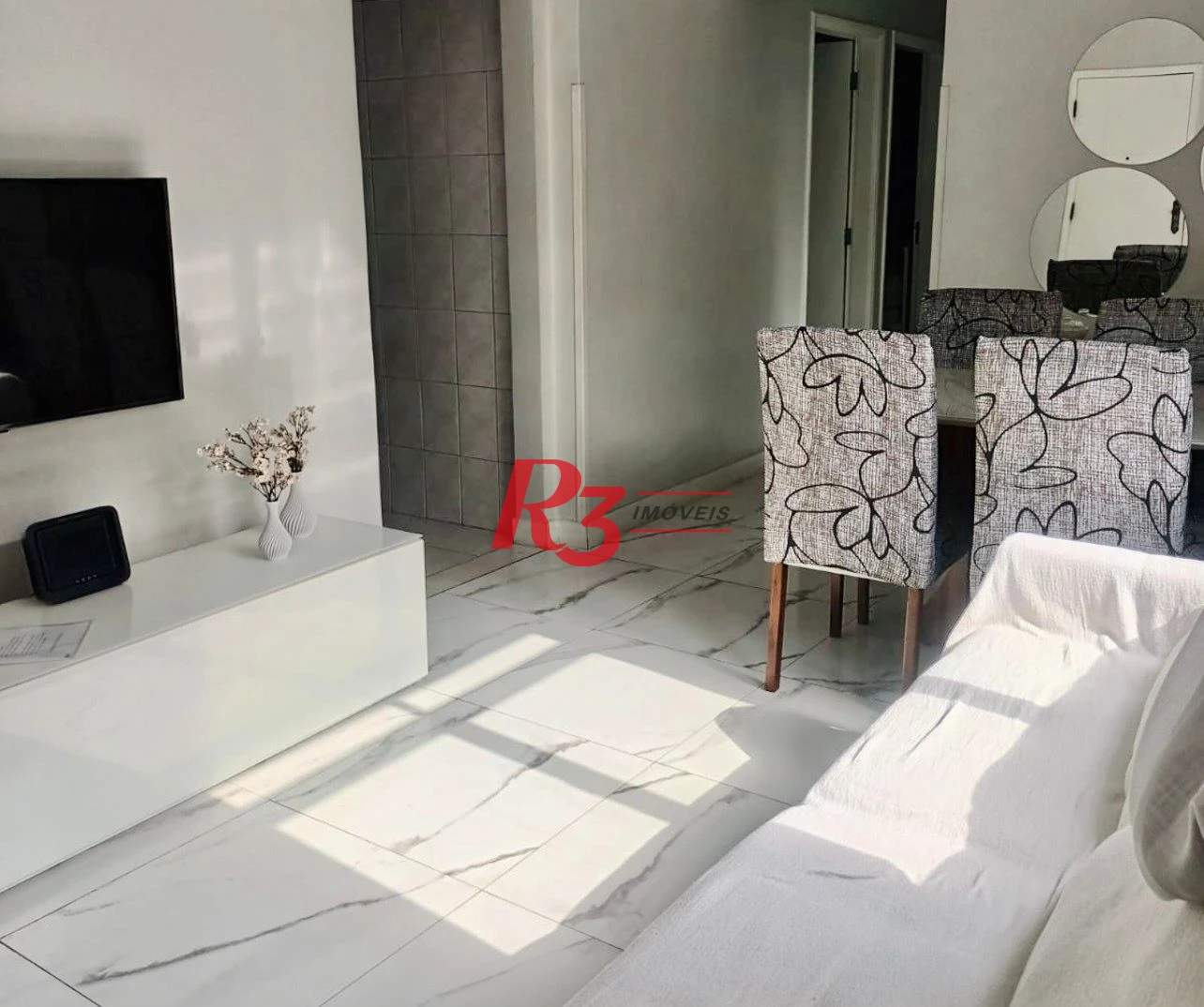 Apartamento com 3 dormitórios para alugar, 91 m² por R$ 4.900,00/mês - Ponta da Praia - Santos/SP