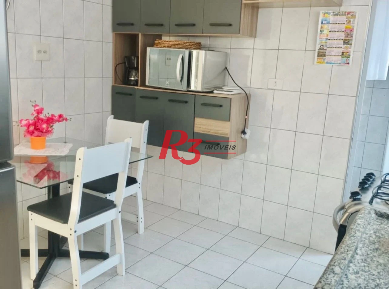 Apartamento com 3 dormitórios para alugar, 91 m² por R$ 4.900,00/mês - Ponta da Praia - Santos/SP
