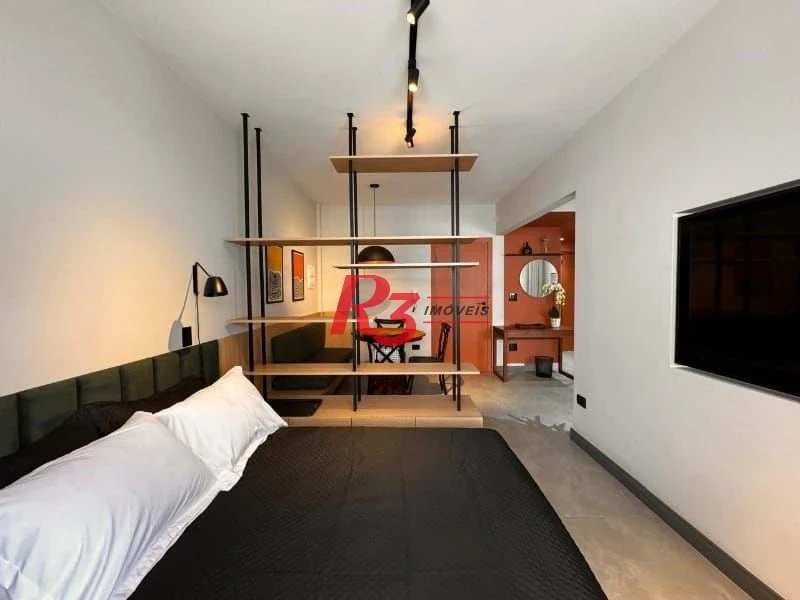 Apartamento com 1 dormitório para alugar, 62 m² - Ponta da Praia - Santos/SP