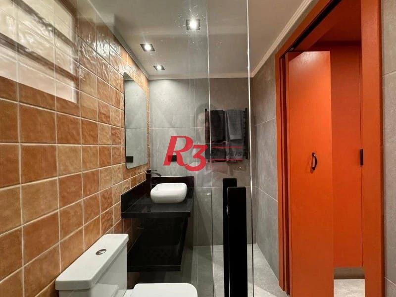 Apartamento com 1 dormitório para alugar, 62 m² - Ponta da Praia - Santos/SP