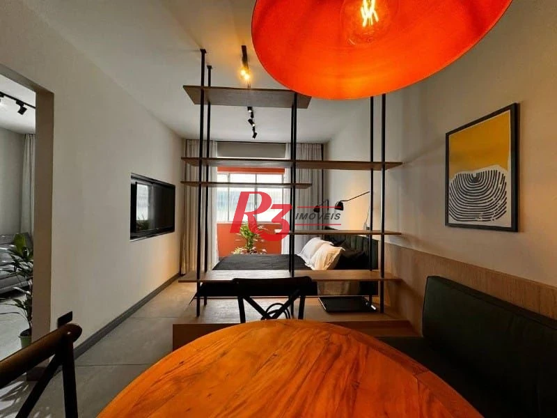Apartamento com 1 dormitório para alugar, 62 m² - Ponta da Praia - Santos/SP