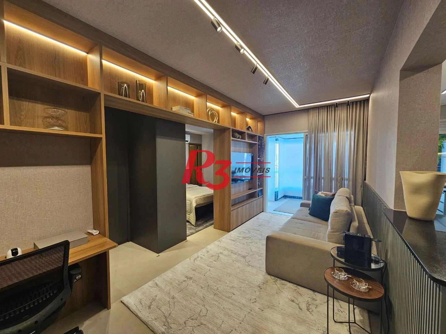 Apartamento com 1 dormitório à venda, 60 m² por R$ 990.000,00 - Boqueirão - Santos/SP