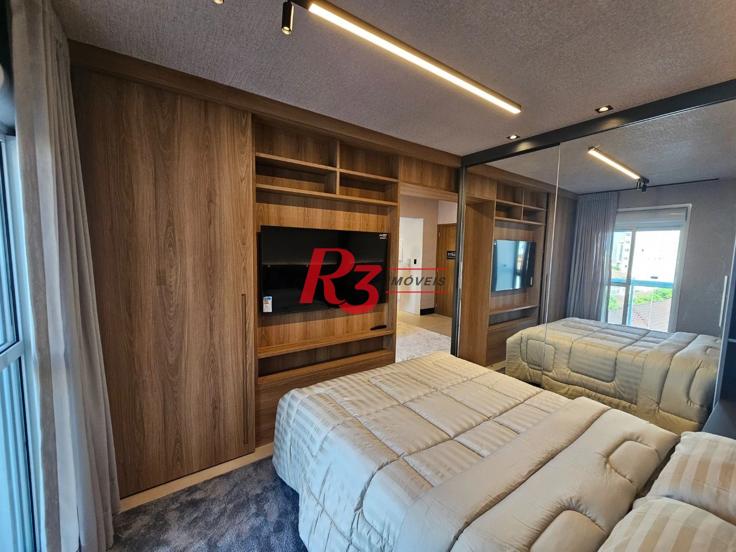 Apartamento com 1 dormitório à venda, 60 m² por R$ 990.000,00 - Boqueirão - Santos/SP