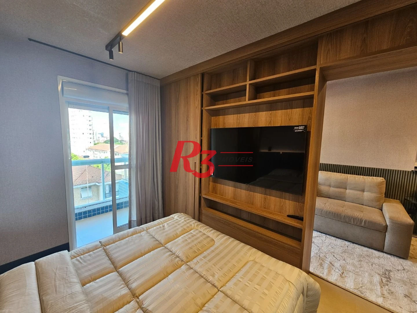 Apartamento com 1 dormitório à venda, 60 m² por R$ 990.000,00 - Boqueirão - Santos/SP