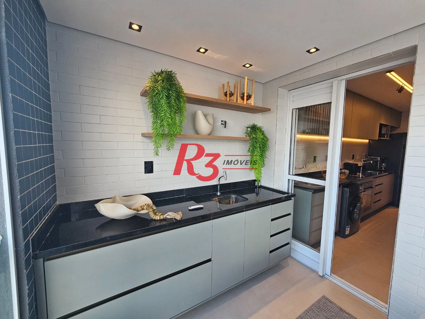 Apartamento com 1 dormitório à venda, 60 m² por R$ 990.000,00 - Boqueirão - Santos/SP