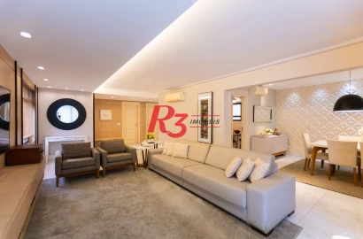 Apartamento com 4 dormitórios à venda, 210 m² por R$ 2.380.000,00 - Embaré - Santos/SP