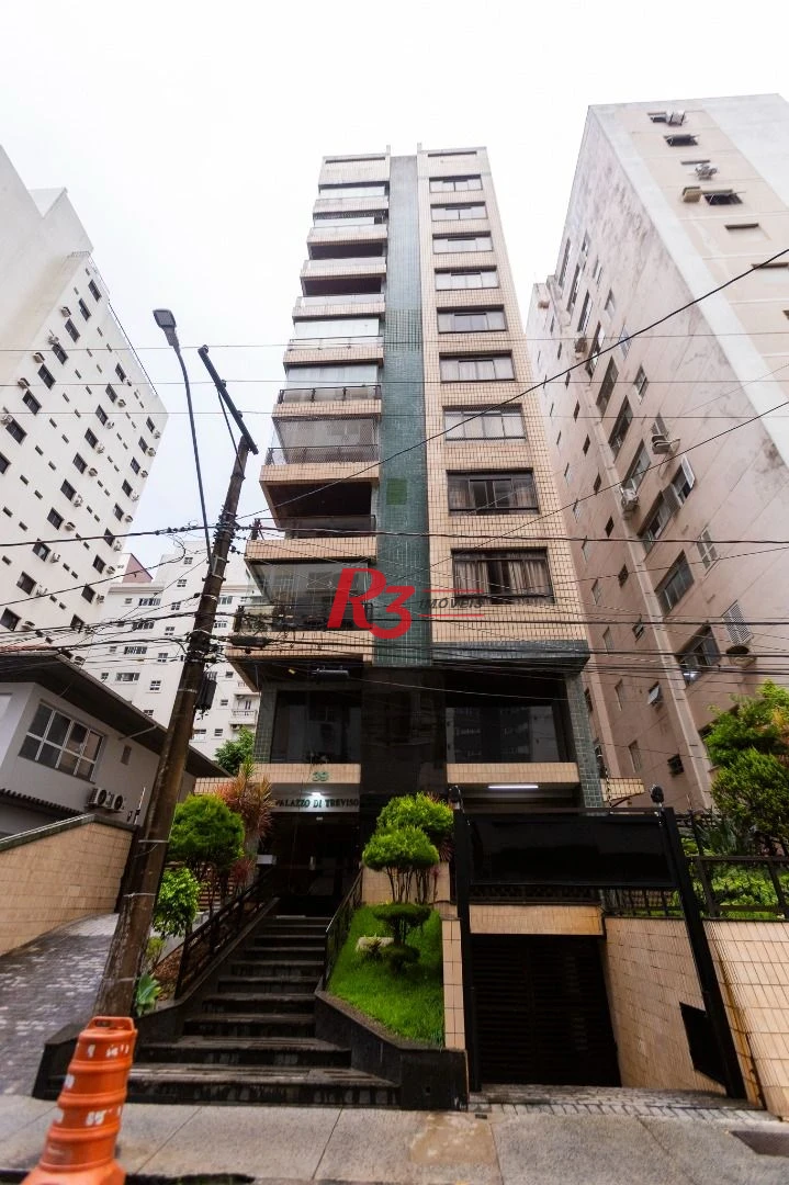 Apartamento com 4 dormitórios à venda, 210 m² por R$ 2.380.000,00 - Embaré - Santos/SP