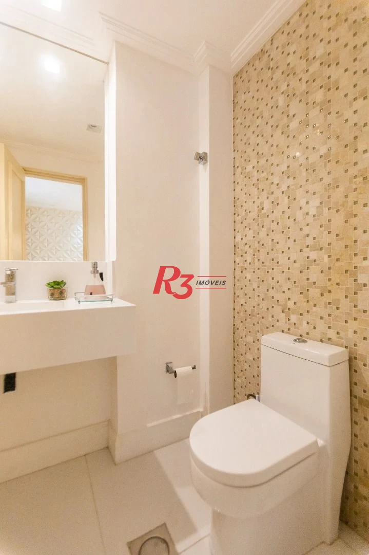 Apartamento com 4 dormitórios à venda, 210 m² por R$ 2.380.000,00 - Embaré - Santos/SP