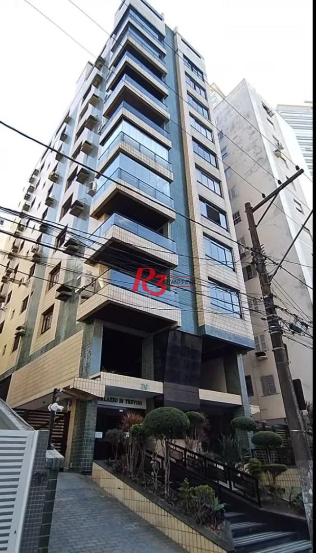 Apartamento com 4 dormitórios à venda, 210 m² por R$ 2.380.000,00 - Embaré - Santos/SP