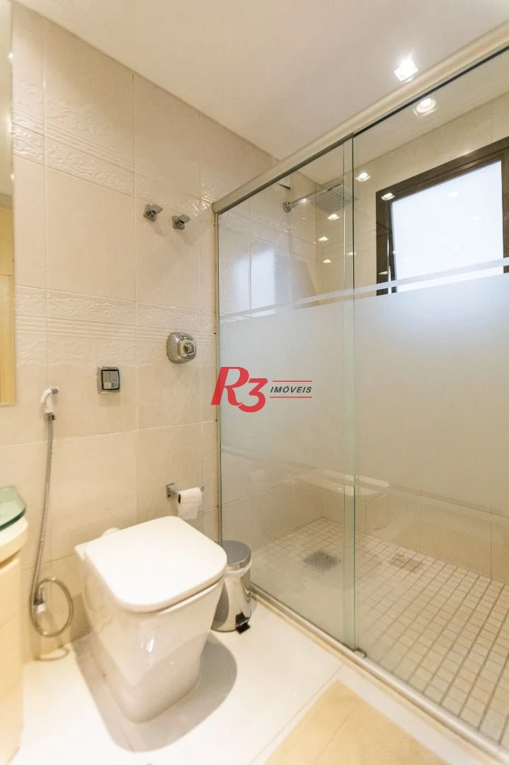 Apartamento com 4 dormitórios à venda, 210 m² por R$ 2.380.000,00 - Embaré - Santos/SP
