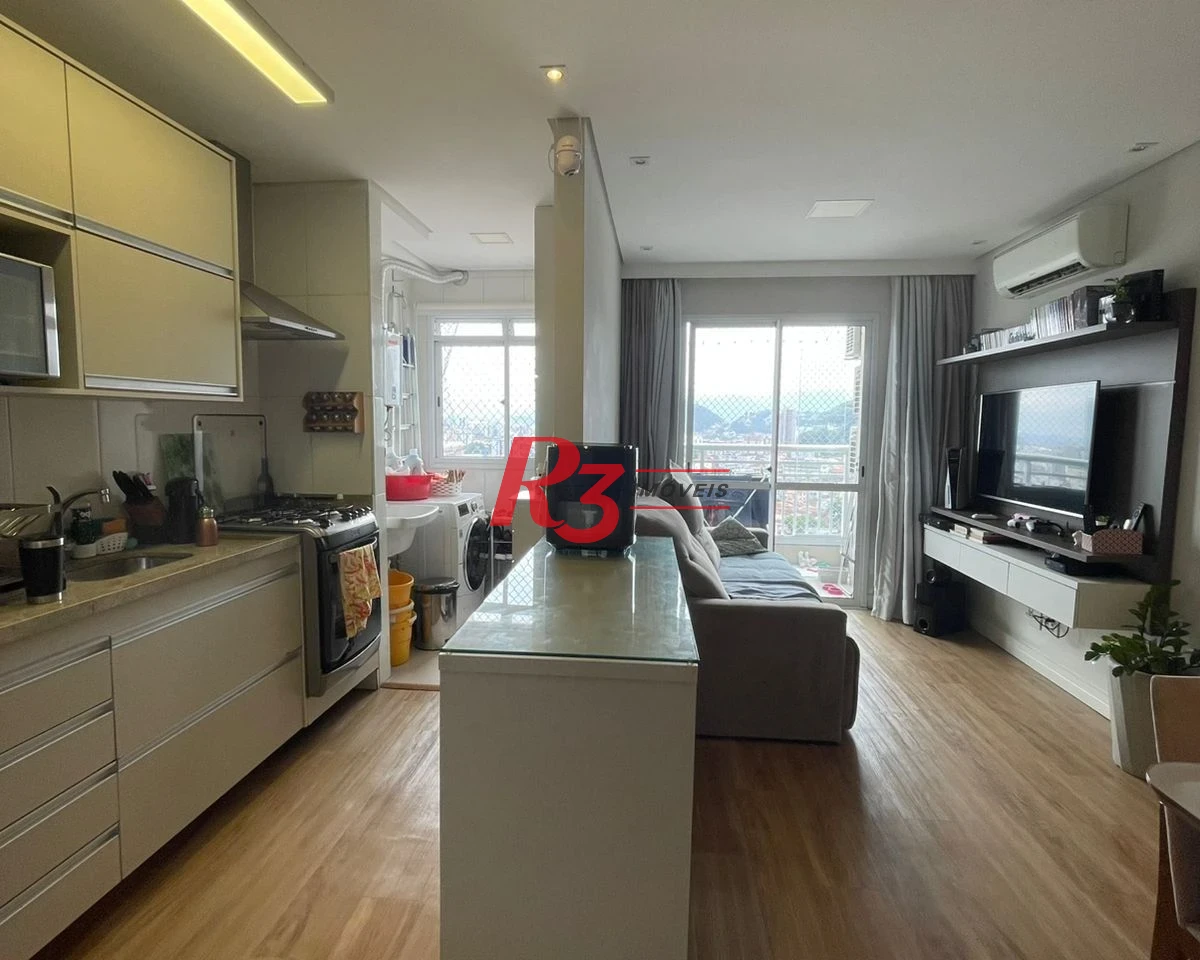 Apartamento com 2 dormitórios à venda, 64 m² por R$ 640.000,00 - Marapé - Santos/SP