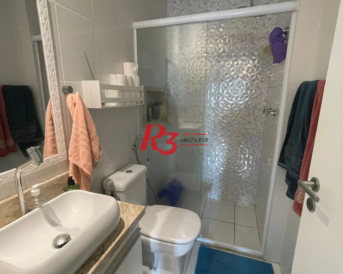 Apartamento com 2 dormitórios à venda, 64 m² por R$ 640.000,00 - Marapé - Santos/SP