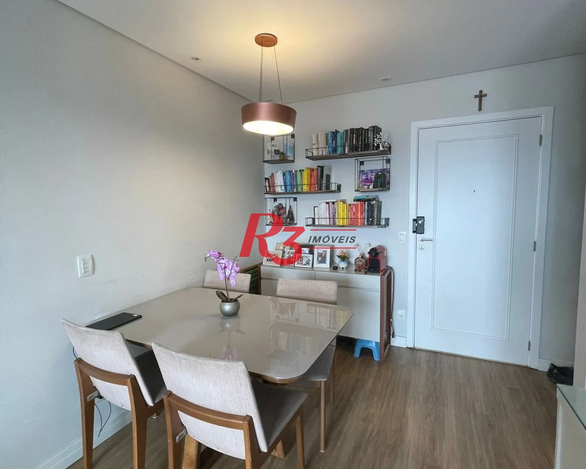 Apartamento com 2 dormitórios à venda, 64 m² por R$ 640.000,00 - Marapé - Santos/SP