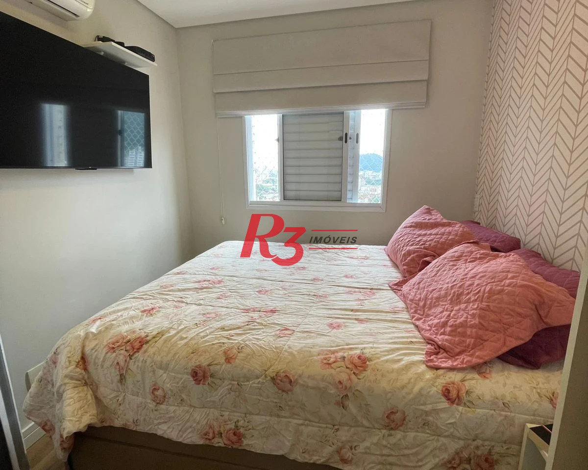 Apartamento com 2 dormitórios à venda, 64 m² por R$ 640.000,00 - Marapé - Santos/SP