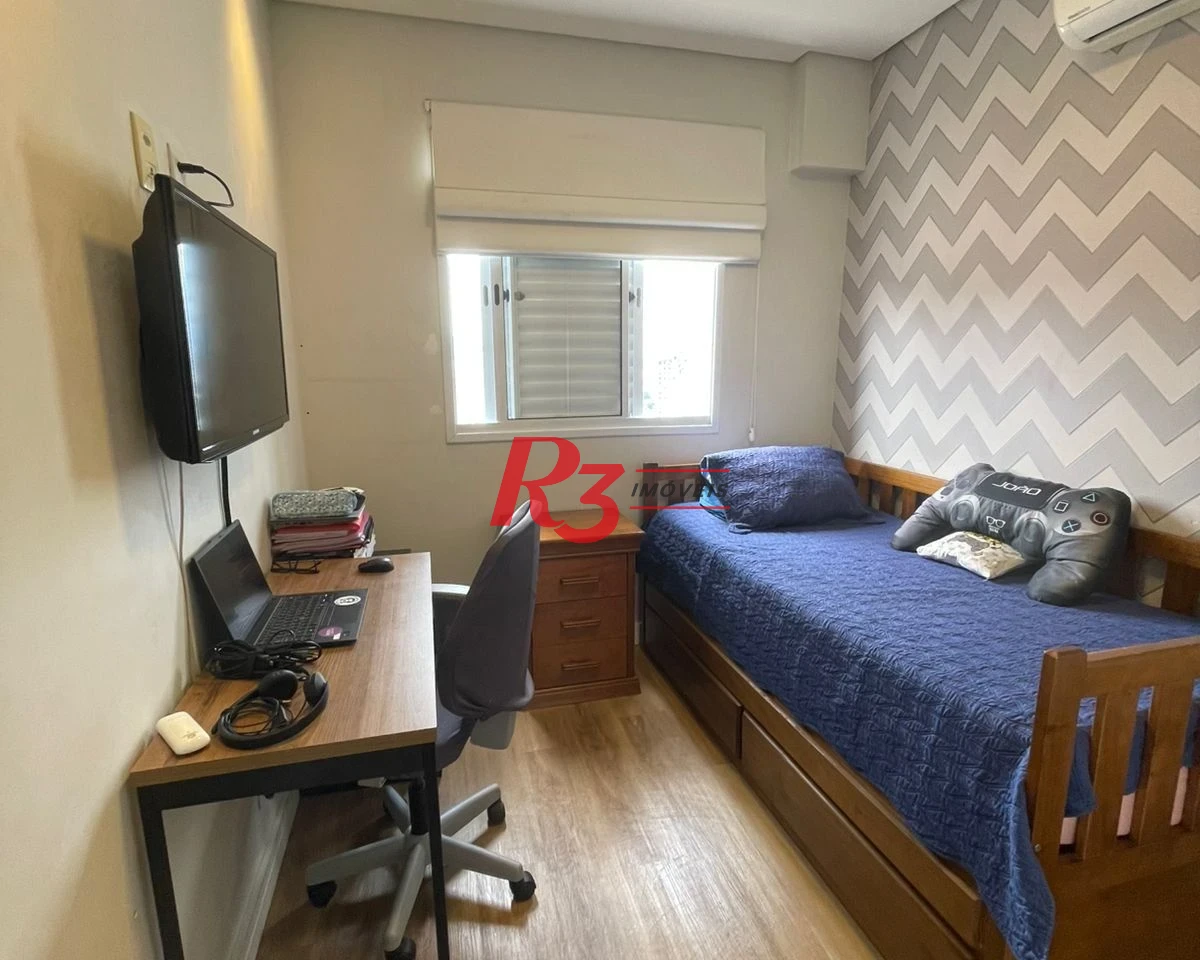 Apartamento com 2 dormitórios à venda, 64 m² por R$ 640.000,00 - Marapé - Santos/SP