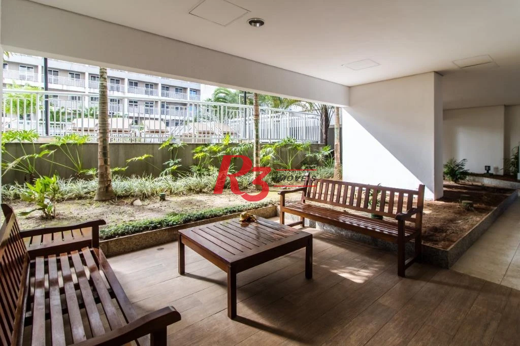 Apartamento com 1 dormitório para alugar, 49 m² por R$ 3.200,02/mês - Vila Matias - Santos/SP