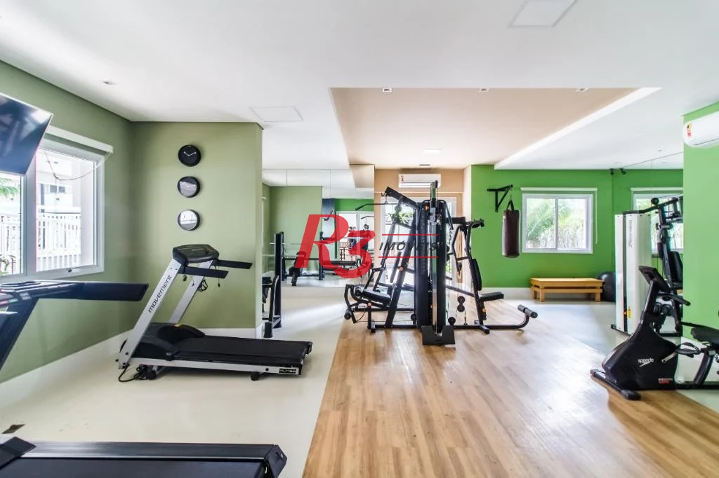 Apartamento com 1 dormitório para alugar, 49 m² por R$ 3.200,02/mês - Vila Matias - Santos/SP